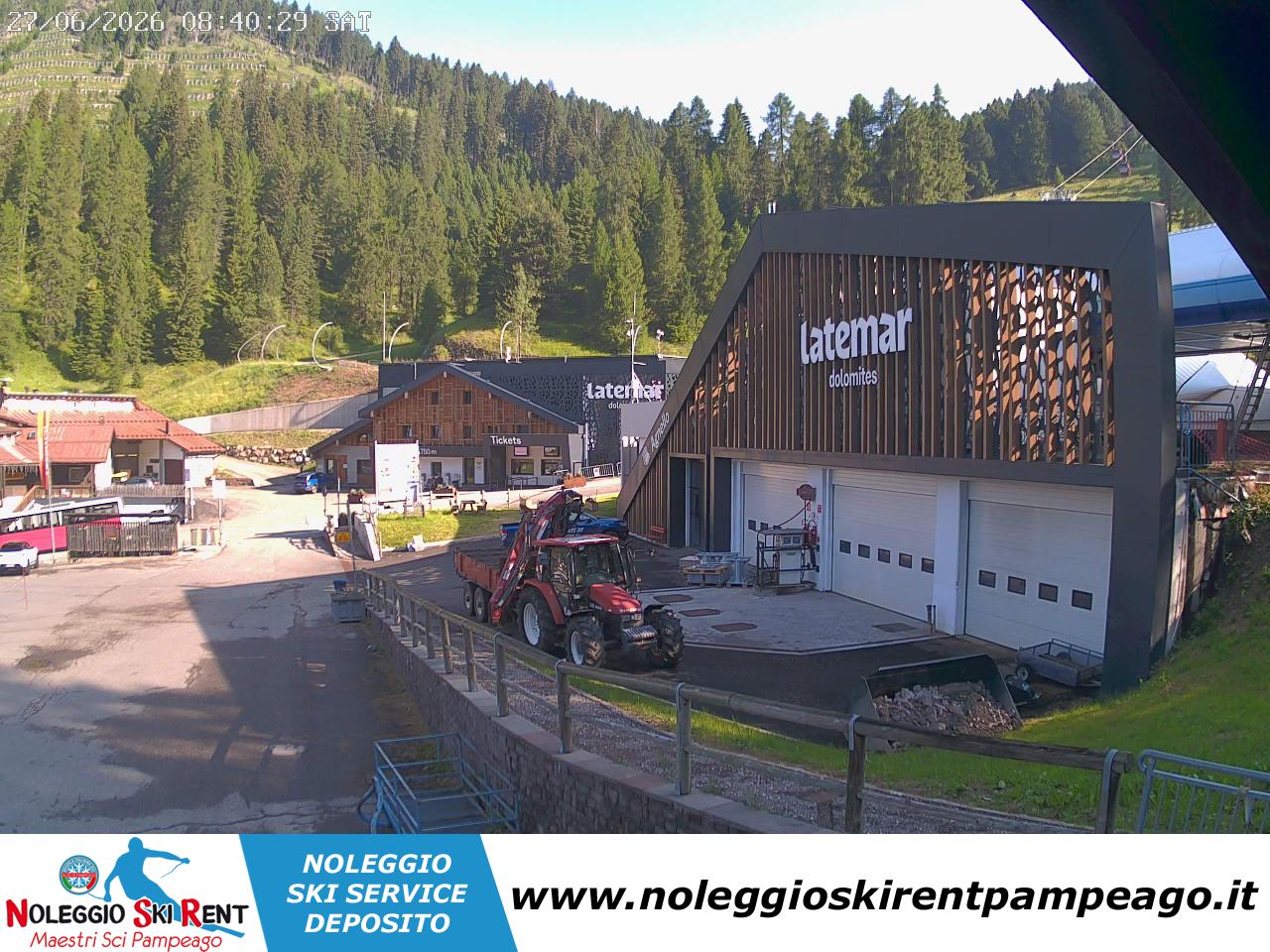Webcam Alpe di Pampeago - Noleggio Ski Rent