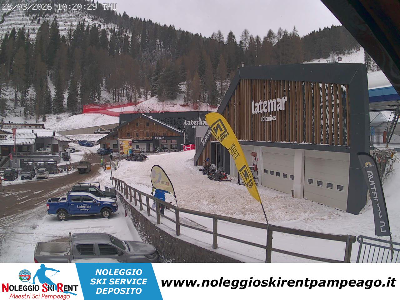 Webcam Alpe di Pampeago Noleggio Ski Rent
