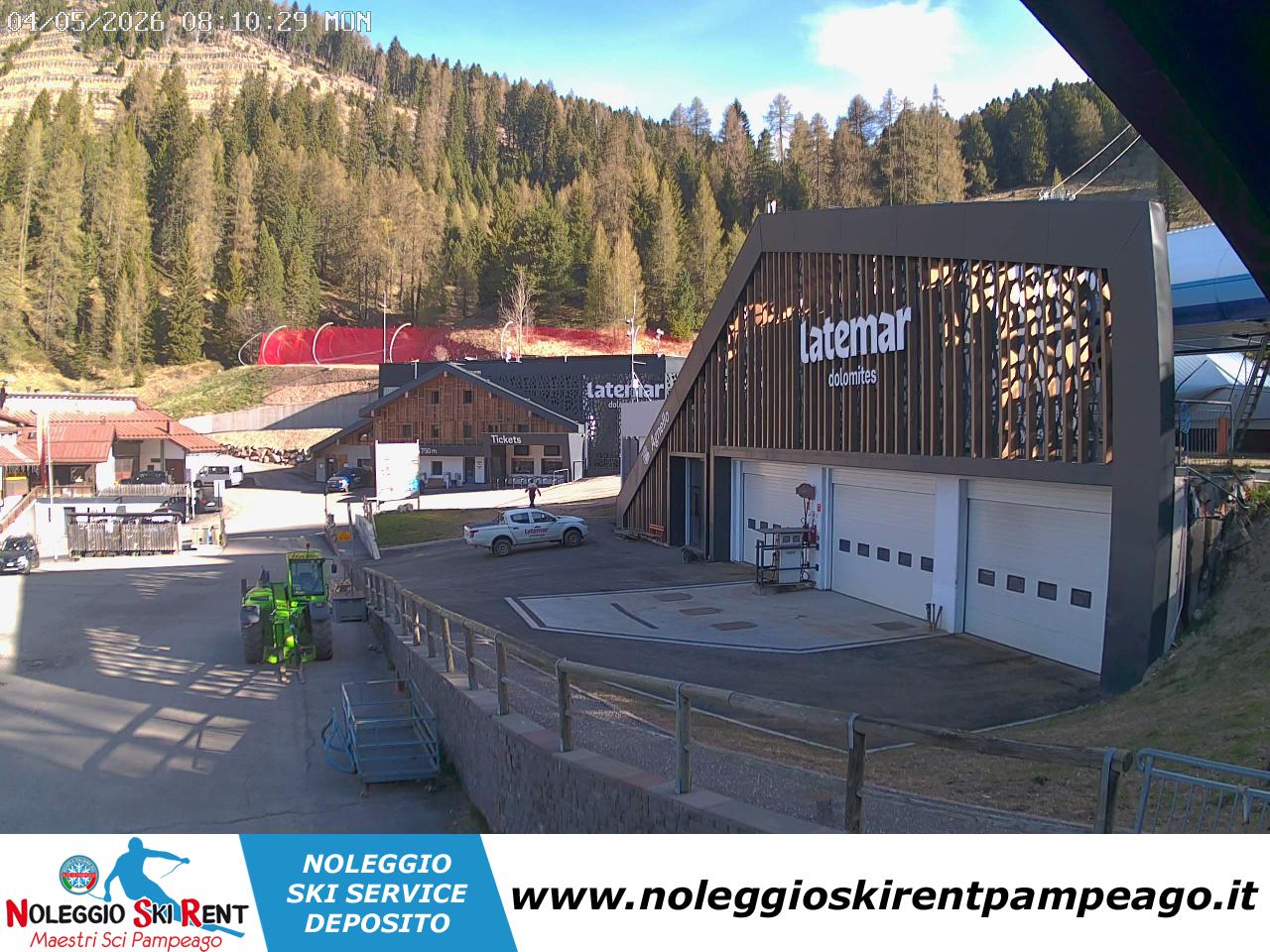 Webcam Alpe di Pampeago Noleggio Ski Rent