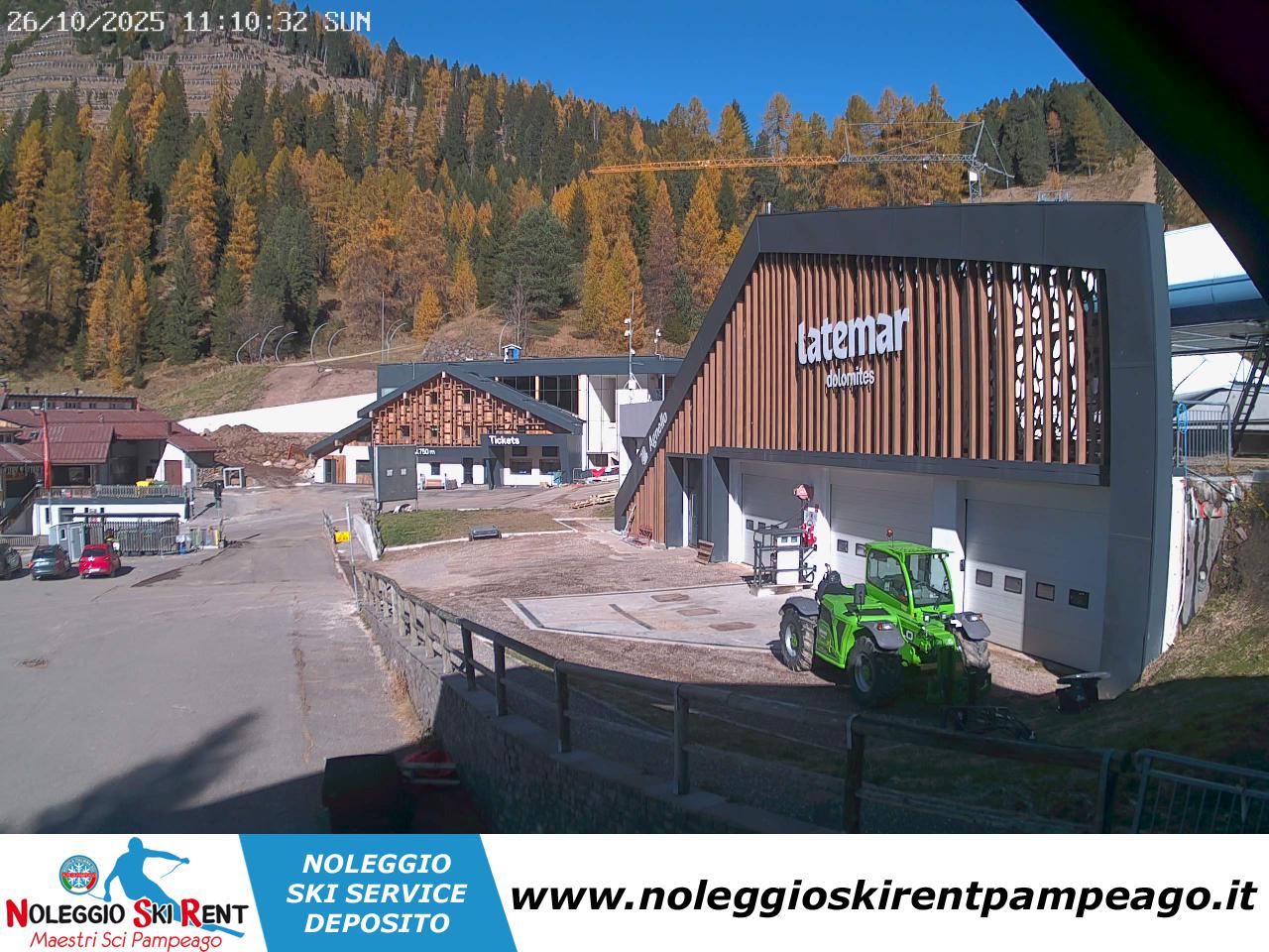 Webcam Alpe di Pampeago - Noleggio Ski Rent
