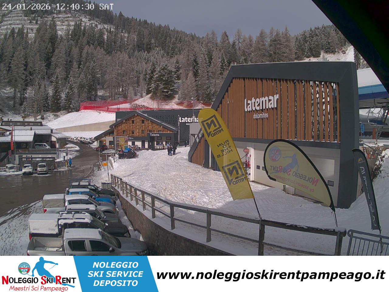 Webcam Alpe di Pampeago - Noleggio Ski Rent