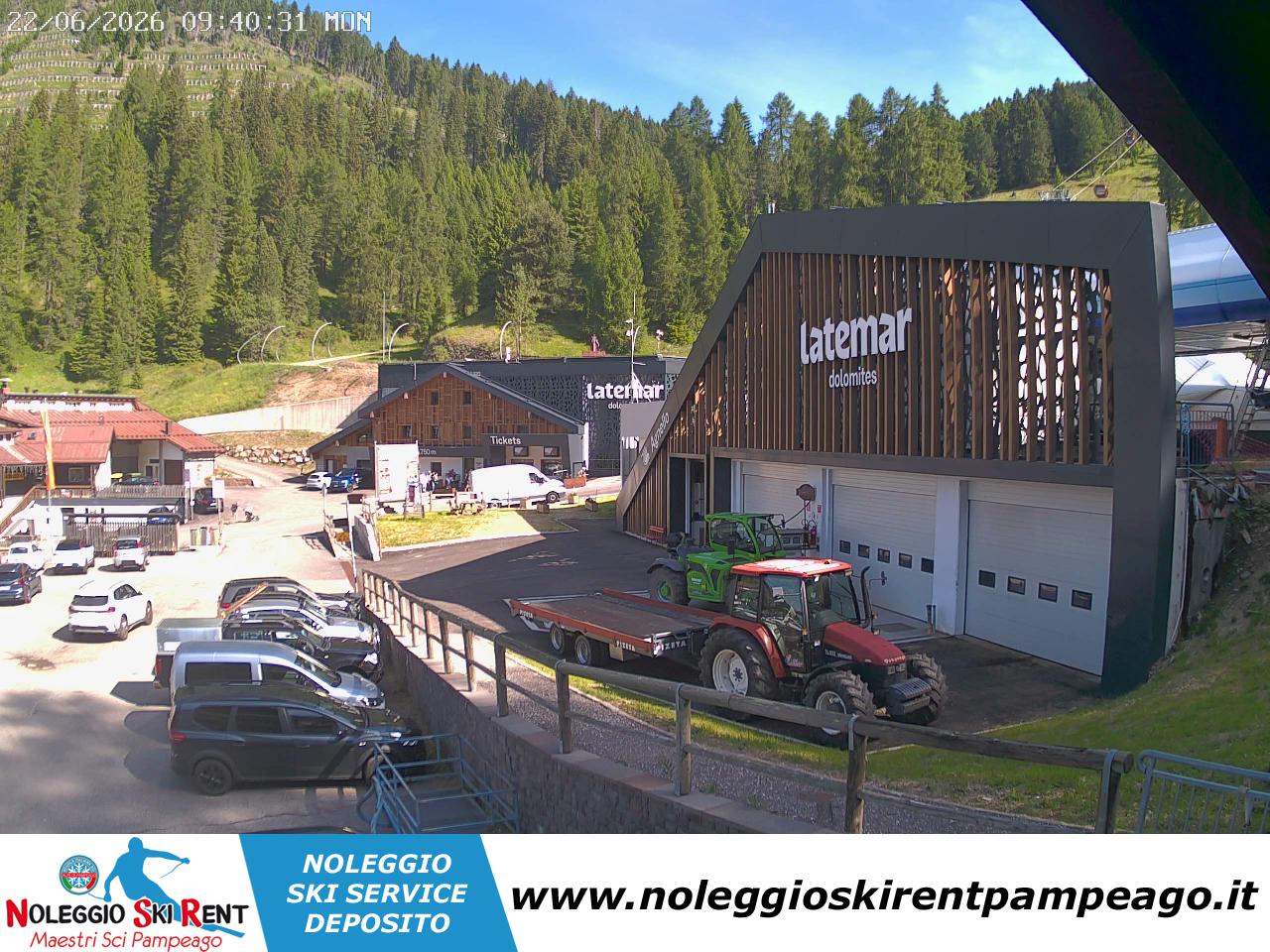 Webcam Alpe di Pampeago Noleggio Ski Rent