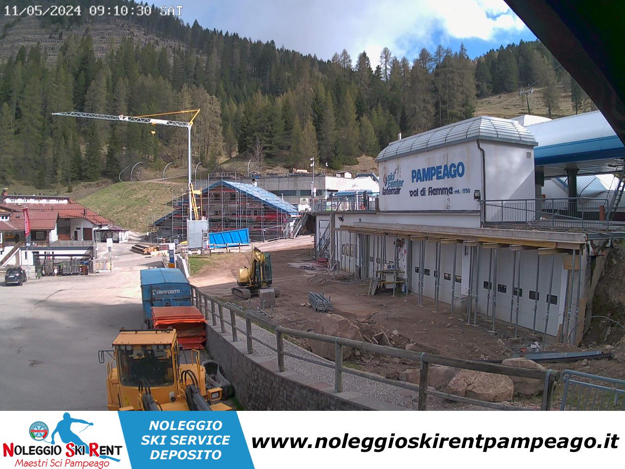 Webcam Alpe di Pampeago - Noleggio Ski Rent