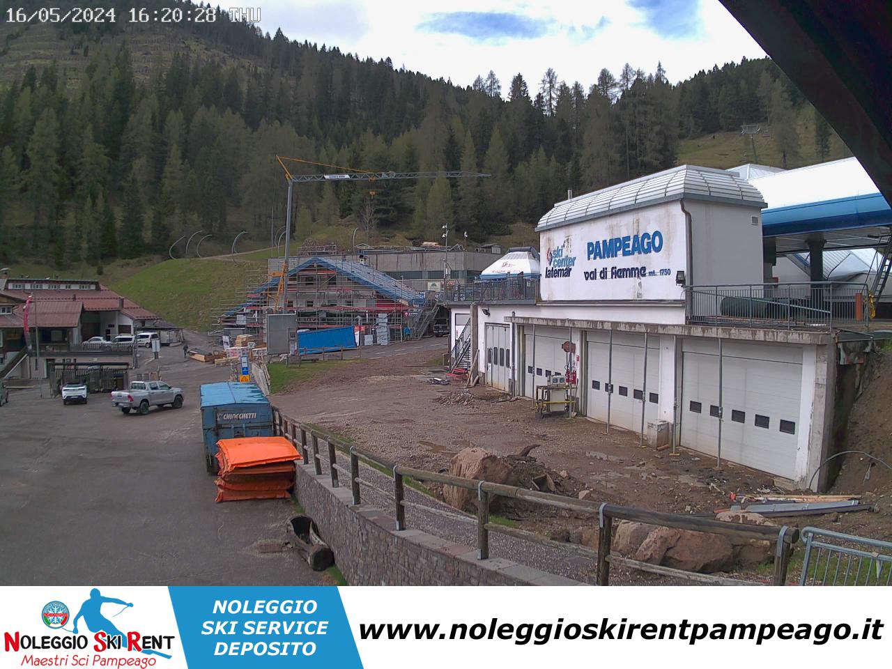 Webcam Alpe di Pampeago Noleggio Ski Rent