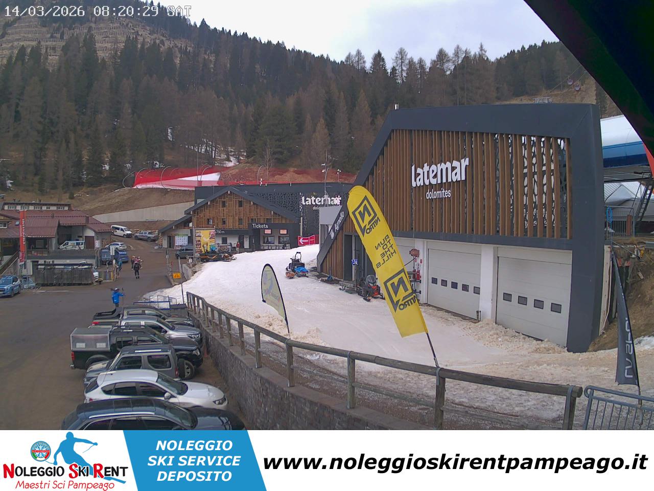 Webcam Alpe di Pampeago - Noleggio Ski Rent