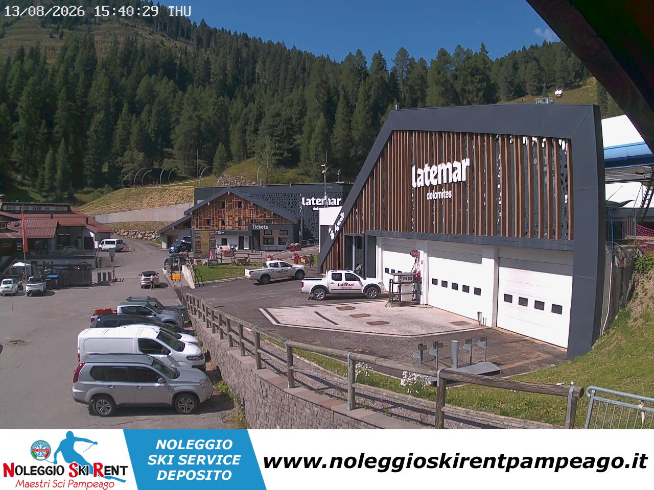 Webcam Alpe di Pampeago Noleggio Ski Rent