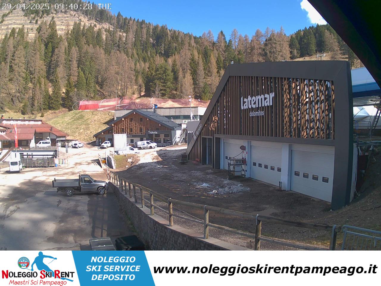 Webcam Alpe di Pampeago Noleggio Ski Rent