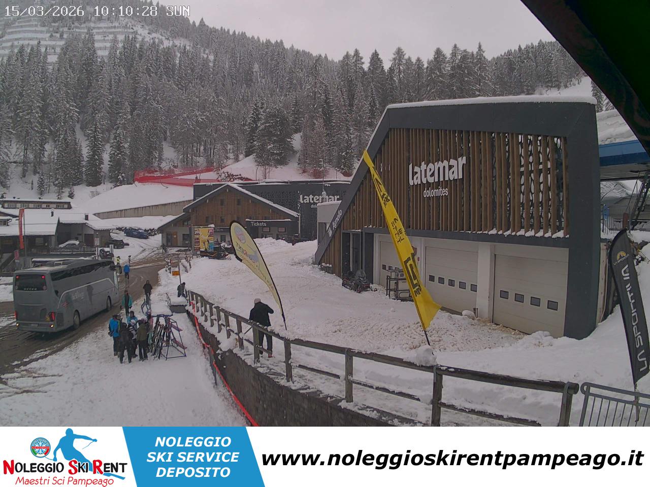 Pampeago Webcam - www.noleggioskirentpampeago.it