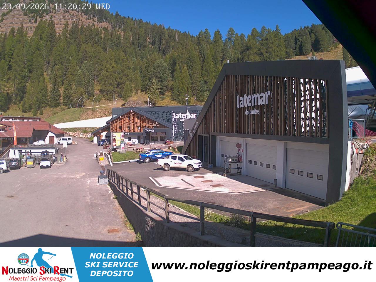 Webcam Alpe di Pampeago - Noleggio Ski Rent