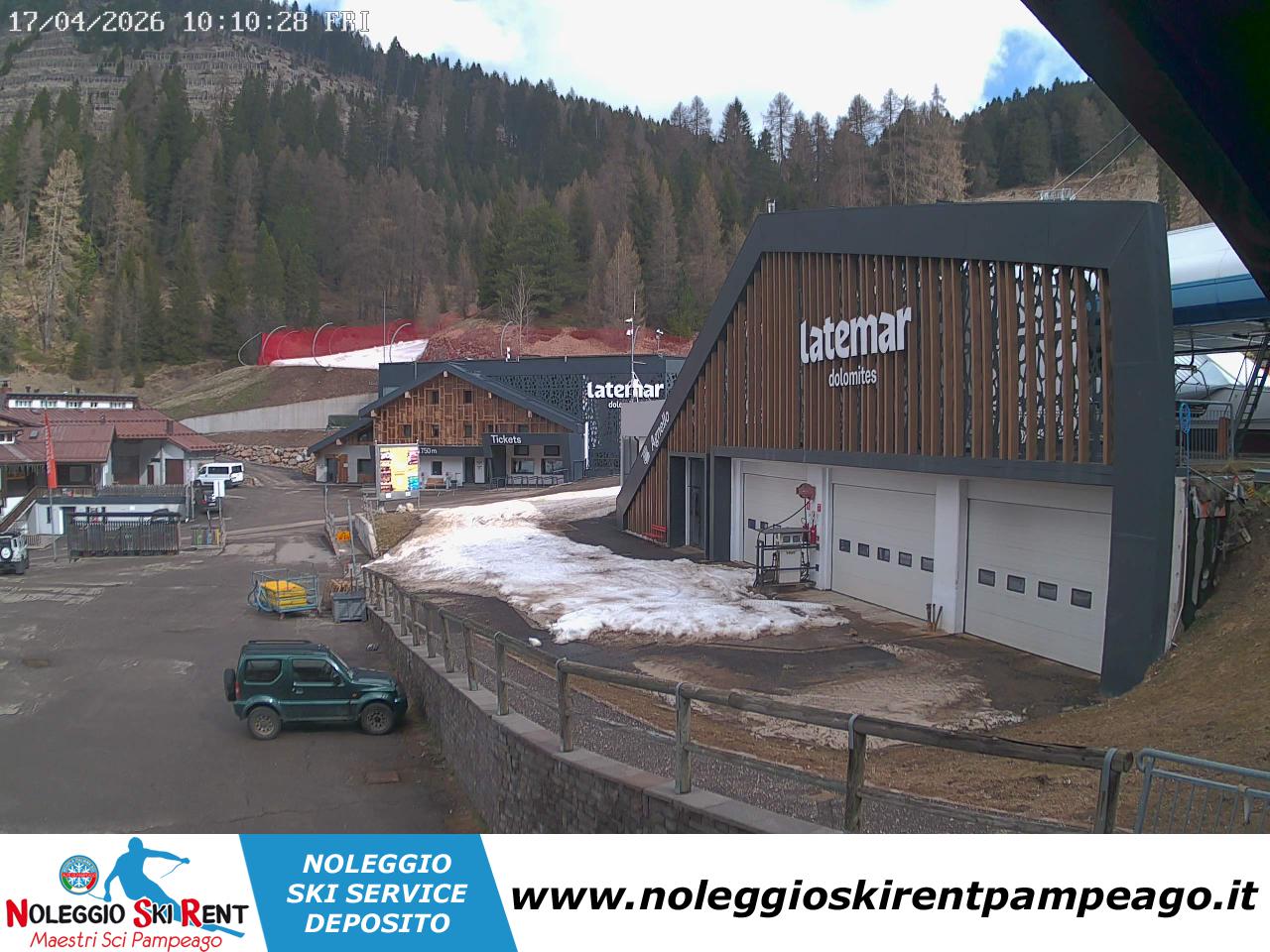Pampeago Webcam - www.noleggioskirentpampeago.it
